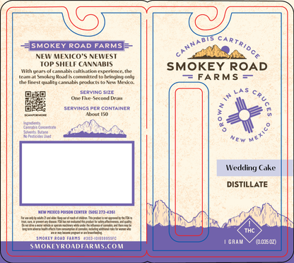 Smokey Road Farms Distillate Vape (NM)