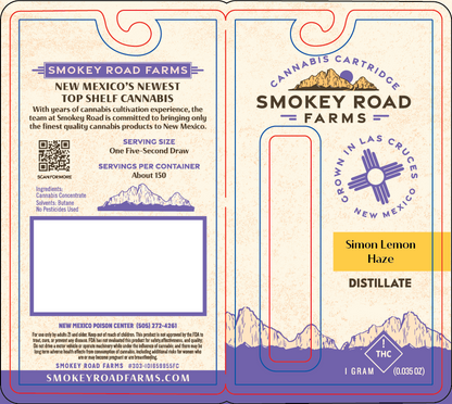 Smokey Road Farms Distillate Vape (NM)