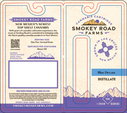 Smokey Road Farms Distillate Vape (NM)