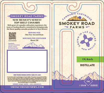 Smokey Road Farms Distillate Vape (NM)