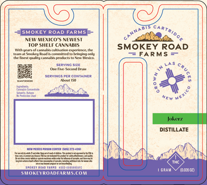 Smokey Road Farms Distillate Vape (NM)