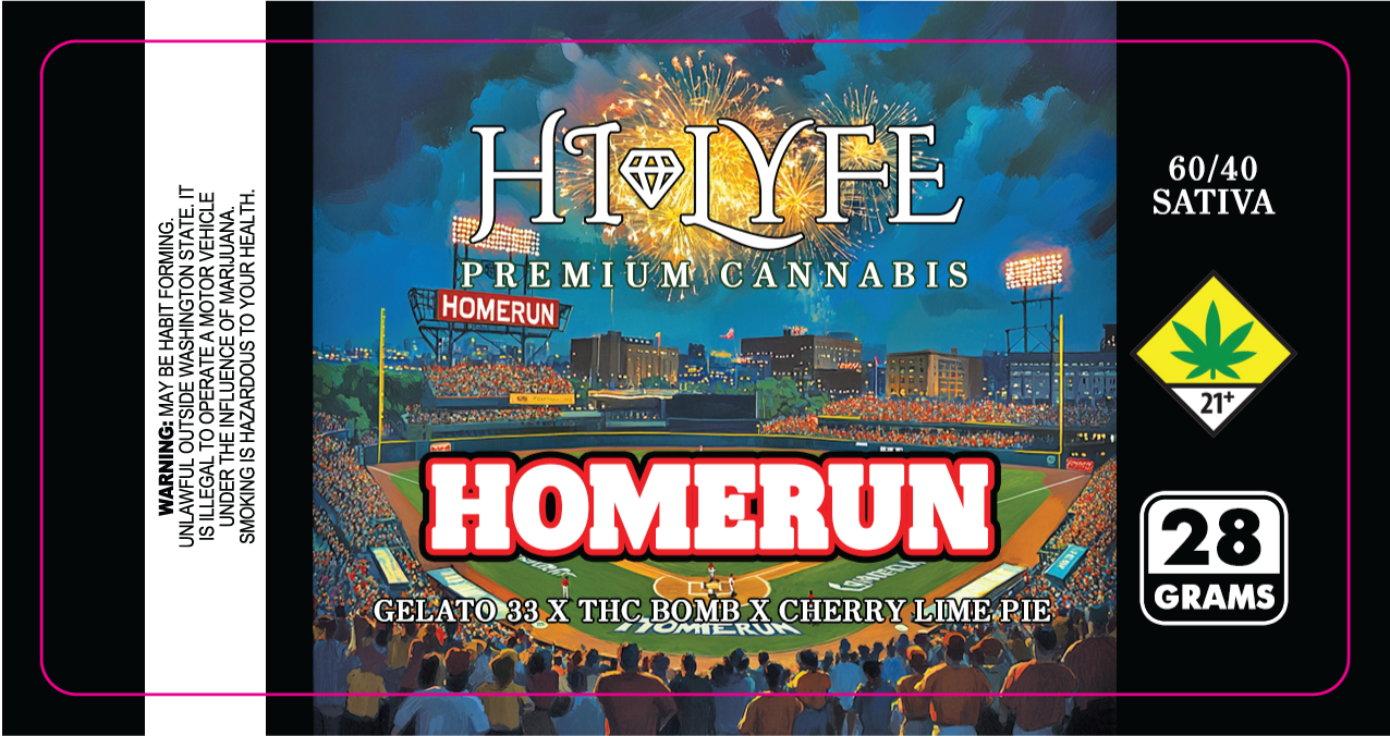 Hi-Lyfe 28G Jar Labels - 2x4"