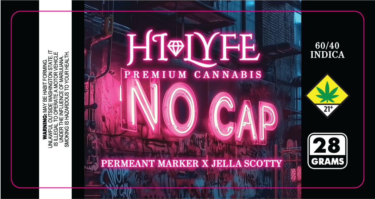 Hi-Lyfe 28G Jar Labels - 2x4"