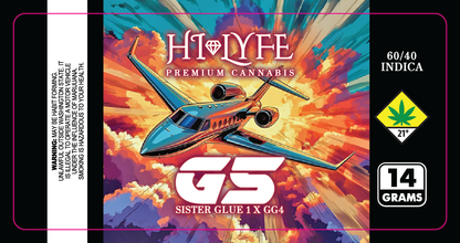 Hi-Lyfe 14g Jar Labels - 2x4"