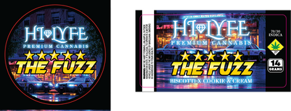 Hi-Lyfe 14g Jar & Lid Labels