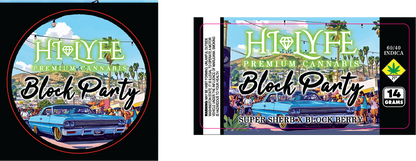 Hi-Lyfe 14g Jar & Lid Labels