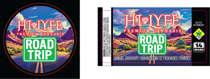 Hi-Lyfe 14g Jar & Lid Labels