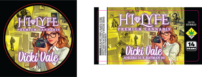 Hi-Lyfe 14g Jar & Lid Labels