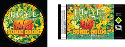 Hi-Lyfe 14g Jar & Lid Labels