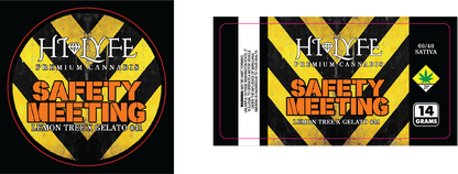 Hi-Lyfe 14g Jar & Lid Labels
