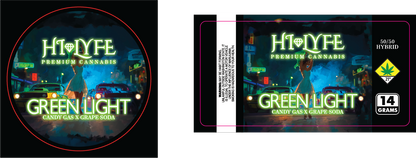Hi-Lyfe 14g Jar & Lid Labels