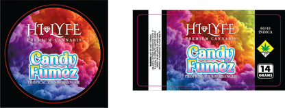 Hi-Lyfe 14g Jar & Lid Labels