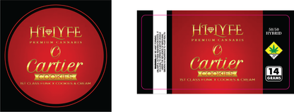 Hi-Lyfe 14g Jar & Lid Labels