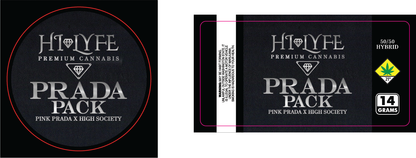 Hi-Lyfe 14g Jar & Lid Labels