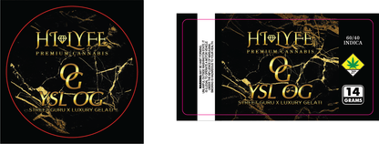 Hi-Lyfe 14g Jar & Lid Labels