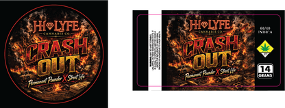 Hi-Lyfe 14g Jar & Lid Labels