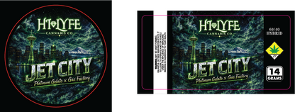 Hi-Lyfe 14g Jar & Lid Labels