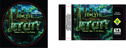 Hi-Lyfe 14g Jar & Lid Labels