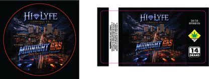 Hi-Lyfe 14g Jar & Lid Labels