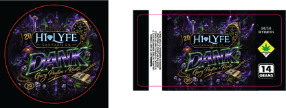 Hi-Lyfe 14g Jar & Lid Labels