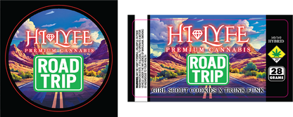 Hi-Lyfe 28g Jar & Lid Labels
