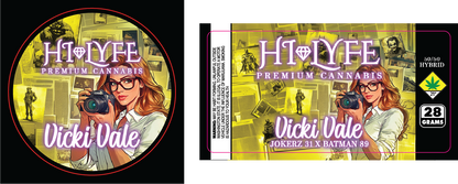 Hi-Lyfe 28g Jar & Lid Labels