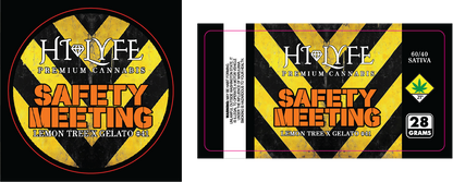 Hi-Lyfe 28g Jar & Lid Labels