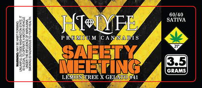 Hi-Lyfe 3.5G Jar Labels - 3.75x1.5"