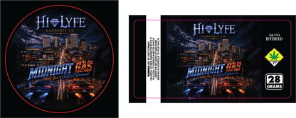Hi-Lyfe 28g Jar & Lid Labels