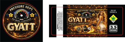 Pressure Dept 3.5g Flower Labels