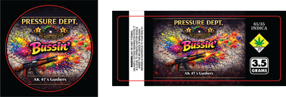 Pressure Dept 3.5g Flower Labels