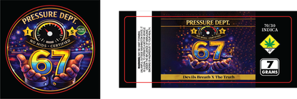 Pressure Dept 7g Flower Labels