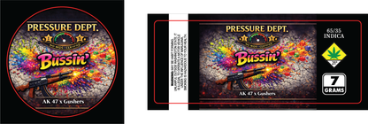 Pressure Dept 7g Flower Labels