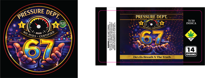 Pressure Dept 7g Flower Labels