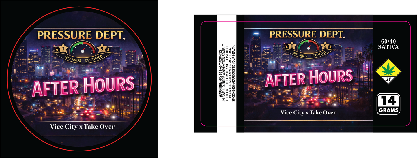 Pressure Dept 7g Flower Labels