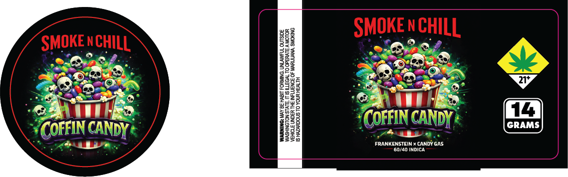 Smoke n Chill 14g Labels