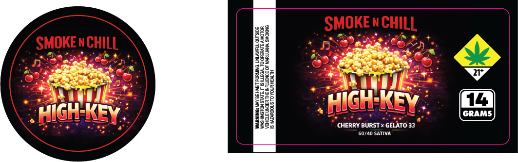 Smoke n Chill 14g Labels