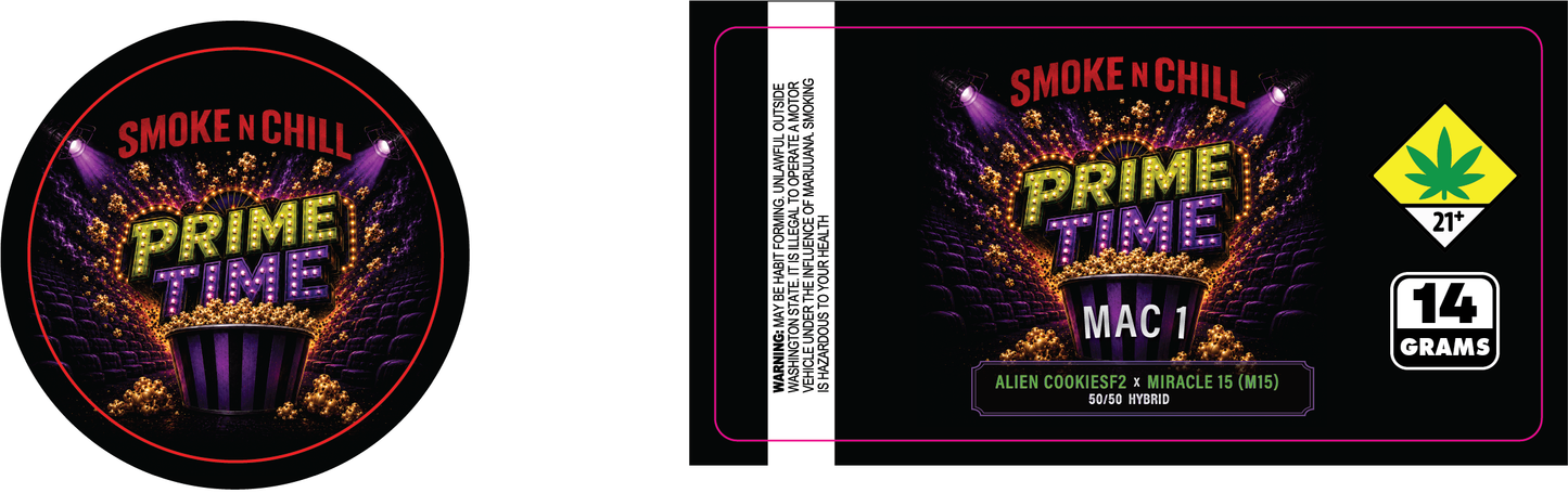 Smoke n Chill 14g Labels