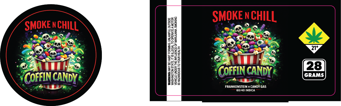 Smoke n Chill 28g Labels