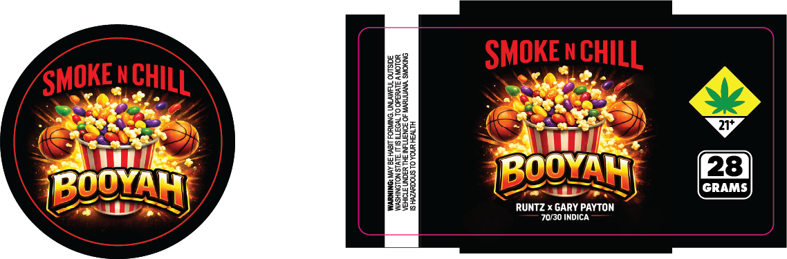 Smoke n Chill 28g Labels