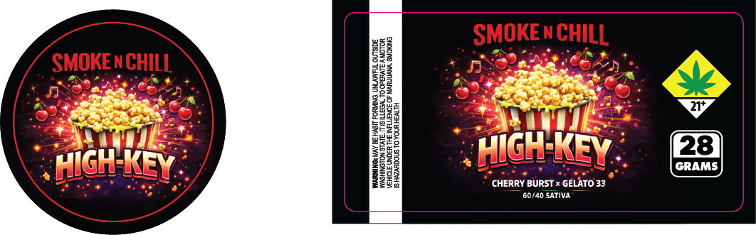 Smoke n Chill 28g Labels