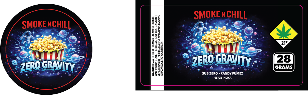 Smoke n Chill 28g Labels