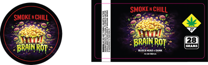 Smoke n Chill 28g Labels