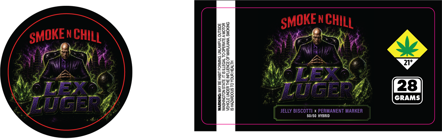 Smoke n Chill 28g Labels