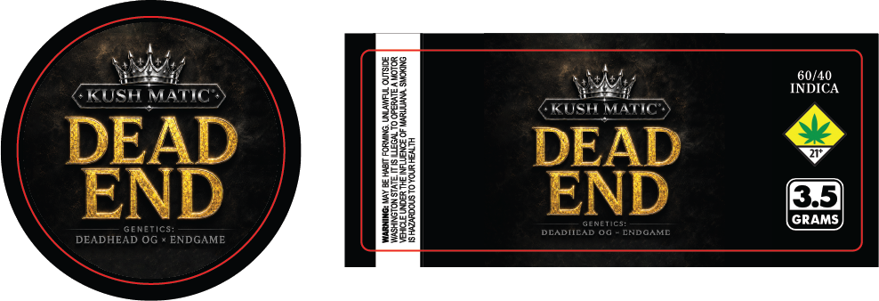 Kush Matic 3.5g Labels