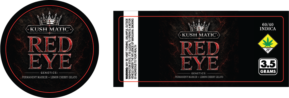 Kush Matic 3.5g Labels