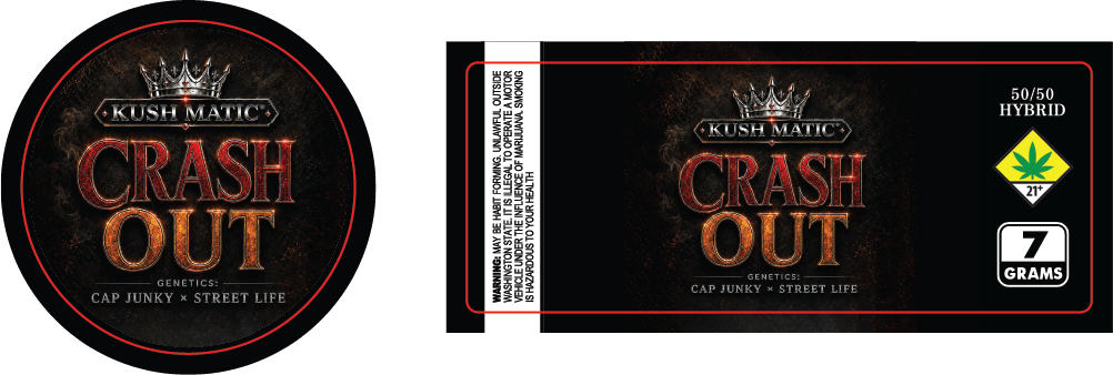 Kush Matic 7g Labels