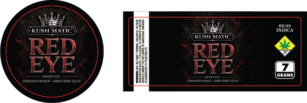 Kush Matic 7g Labels