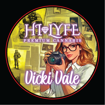 Hi-Lyfe 3.5G Round Lid Labels - 2"