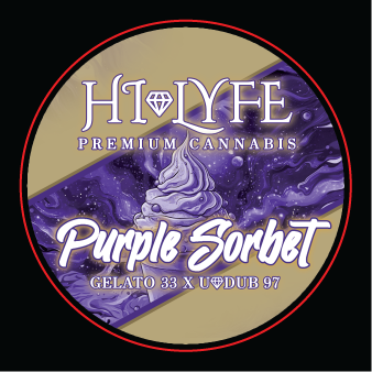 Hi-Lyfe 3.5G Round Lid Labels - 2"